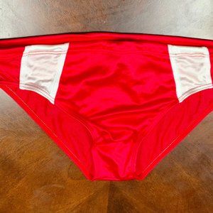 Red and White AussieBum Swim Brief